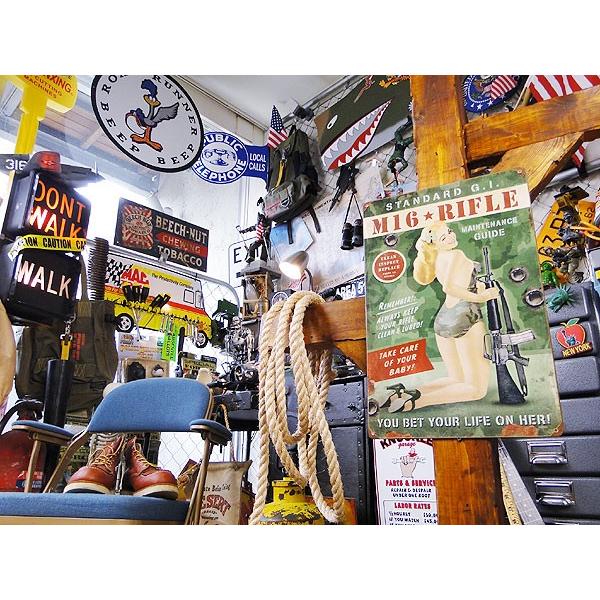 ピンナップガール＆M16ライフル　U.S.ヘヴィースチールサイン アメリカ雑貨 アメリカン雑貨 | アメリカン レトロ | 04