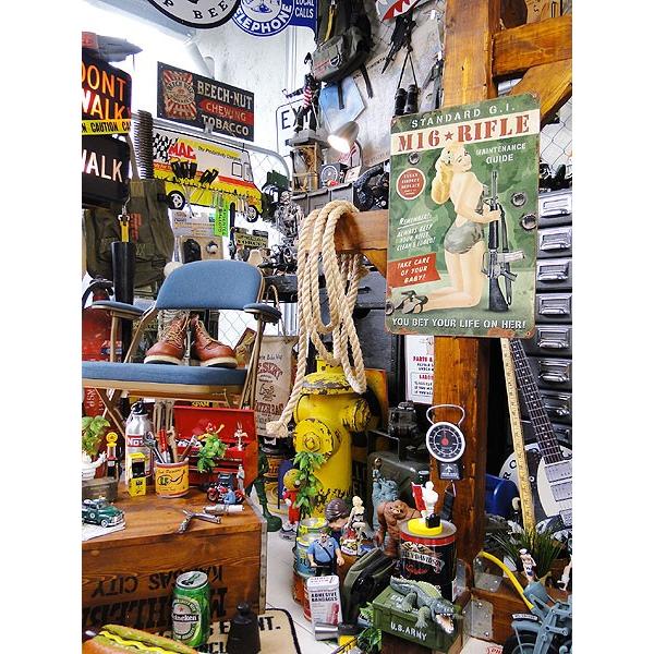 ピンナップガール＆M16ライフル　U.S.ヘヴィースチールサイン アメリカ雑貨 アメリカン雑貨 | アメリカン レトロ | 05