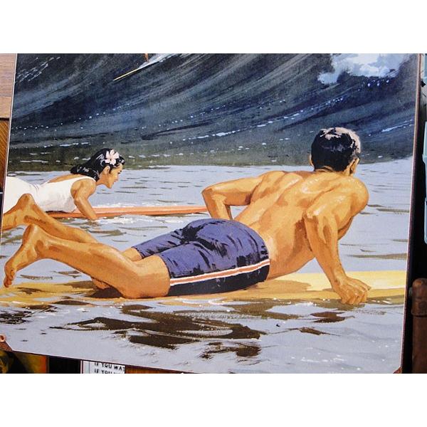 ハワイ　U.S.ヘヴィースチールサイン　（ハワイ　ウェーブ）　アメリカ雑貨　アメリカン雑貨 | アメリカン レトロ | 02