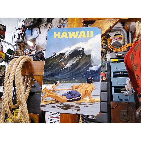 ハワイ　U.S.ヘヴィースチールサイン　（ハワイ　ウェーブ）　アメリカ雑貨　アメリカン雑貨 | アメリカン レトロ | 03