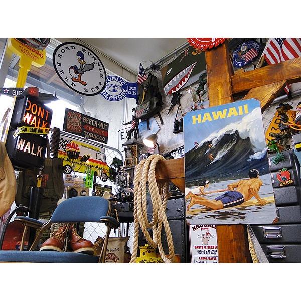 ハワイ　U.S.ヘヴィースチールサイン　（ハワイ　ウェーブ）　アメリカ雑貨　アメリカン雑貨 | アメリカン レトロ | 04