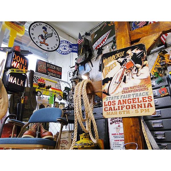 モーターサイクルレース　カリフォルニア　U.S.ヘヴィースチールサイン アメリカ雑貨 アメリカン雑貨 サインプレート | アメリカン レトロ | 04