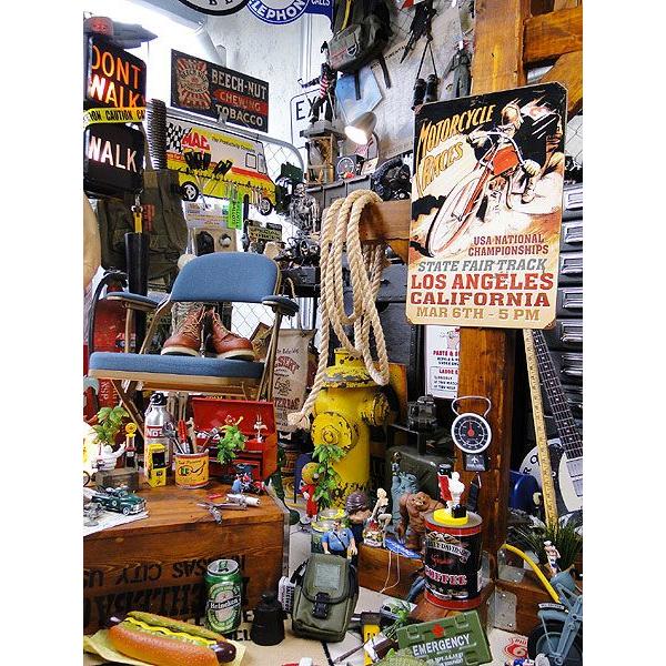 モーターサイクルレース　カリフォルニア　U.S.ヘヴィースチールサイン アメリカ雑貨 アメリカン雑貨 サインプレート | アメリカン レトロ | 05