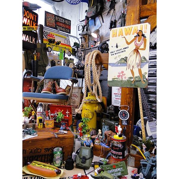 ★稀少な絶盤品★ ハワイ　U.S.ヘヴィースチールサイン　（フラガール）　アメリカ雑貨　アメリカン雑貨 | アメリカン レトロ | 05