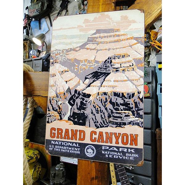 グランドキャニオン　U.S.ヘヴィースチールサイン アメリカ雑貨 アメリカン雑貨 | アメリカン レトロ