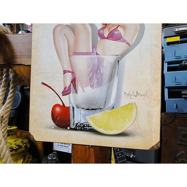 ハッピーアワー　U.S.ヘヴィースチールサイン　（ピンナップガール）　アメリカ雑貨　アメリカン雑貨　サインプレート　ティンサインボード |  | 02