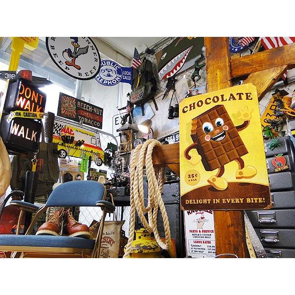 ファーストフードブラザーズ　U.S.ヘヴィースチールサイン　（チョコレート/レクタングル）　アメリカン雑貨　サインプレート | アメリカン レトロ | 04