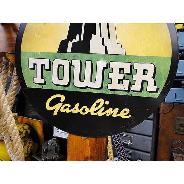 アメリカンオイルメーカー　U.S.ヘヴィースチールサイン　（タワーガソリン）　アメリカ雑貨　アメリカン雑貨　インテリア　壁掛け | アメリカン レトロ | 02