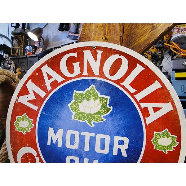 アメリカンオイルメーカー　U.S.ヘヴィースチールサイン　（マグノリアガソリン）　アメリカ雑貨　アメリカン雑貨　インテリア　壁掛け | アメリカン レトロ | 01