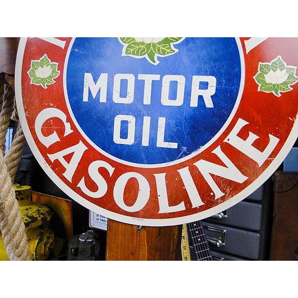 アメリカンオイルメーカー　U.S.ヘヴィースチールサイン　（マグノリアガソリン）　アメリカ雑貨　アメリカン雑貨　インテリア　壁掛け | アメリカン レトロ | 02