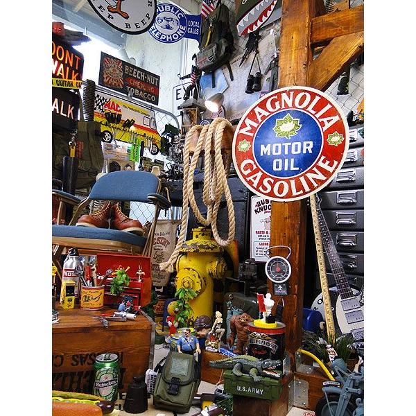 アメリカンオイルメーカー　U.S.ヘヴィースチールサイン　（マグノリアガソリン）　アメリカ雑貨　アメリカン雑貨　インテリア　壁掛け | アメリカン レトロ | 05