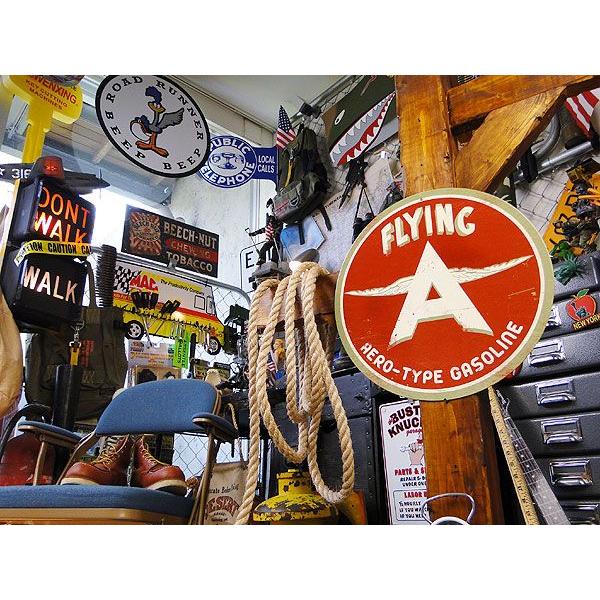 アメリカンオイルメーカー　U.S.ヘヴィースチールサイン　（フライングエースガソリン）　アメリカ雑貨　アメリカン雑貨　インテリア | アメリカン レトロ | 04