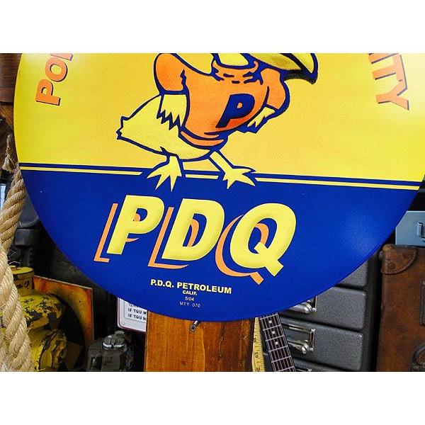 ★稀少な絶盤品★ アメリカンオイルメーカー　U.S.ヘヴィースチールサイン　（PDQ）　アメリカ雑貨 アメリカン雑貨　インテリア　人気 | アメリカン レトロ | 02