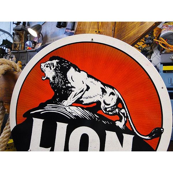 アメリカンオイルメーカー　U.S.ヘヴィースチールサイン　（ライオン）　アメリカ雑貨　アメリカン雑貨　インテリア　壁掛け　ブランド | アメリカン レトロ | 01