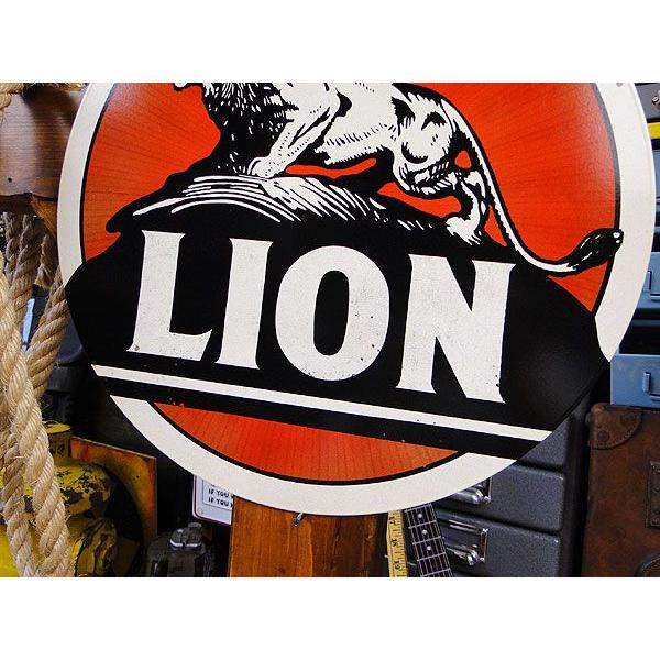 アメリカンオイルメーカー　U.S.ヘヴィースチールサイン　（ライオン）　アメリカ雑貨　アメリカン雑貨　インテリア　壁掛け　ブランド | アメリカン レトロ | 02
