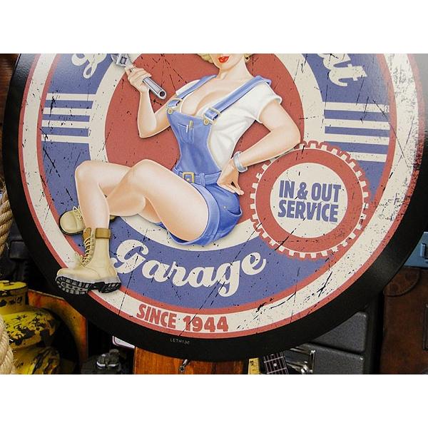 ピンナップガール　リペアガレージ　U.S.ヘヴィースチールサイン アメリカン雑貨 アメリカ雑貨 |  | 02