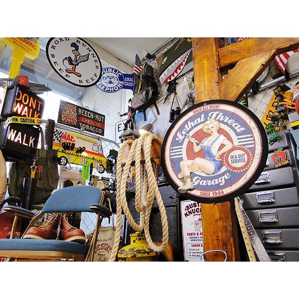 ピンナップガール　リペアガレージ　U.S.ヘヴィースチールサイン アメリカン雑貨 アメリカ雑貨 |  | 04
