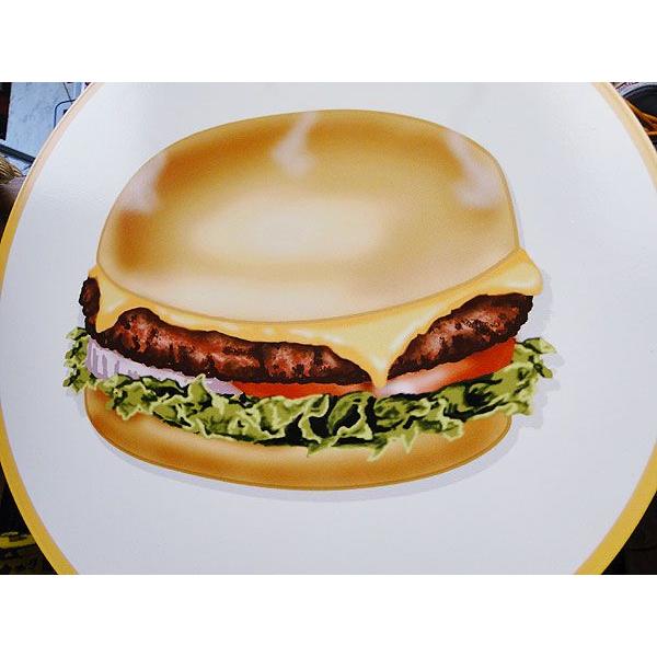 ハンバーガー　U.S.ヘヴィースチールサイン　（ラウンド）　アメリカ雑貨　アメリカン雑貨　サインプレート　ティンサインボード | アメリカン レトロ | 01