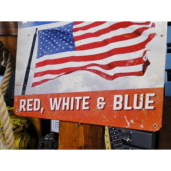 風になびく星条旗　U.S.ヘヴィースチールサイン アメリカ雑貨 アメリカン雑貨 |  | 02