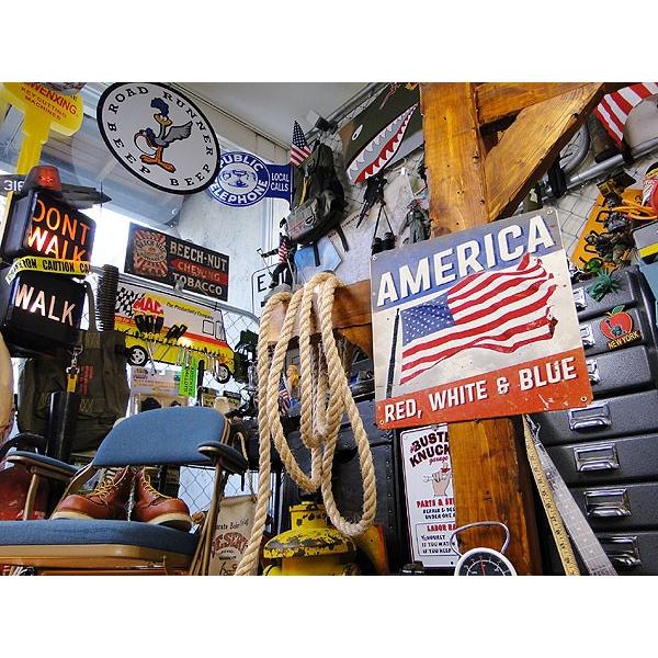 風になびく星条旗　U.S.ヘヴィースチールサイン アメリカ雑貨 アメリカン雑貨 |  | 04