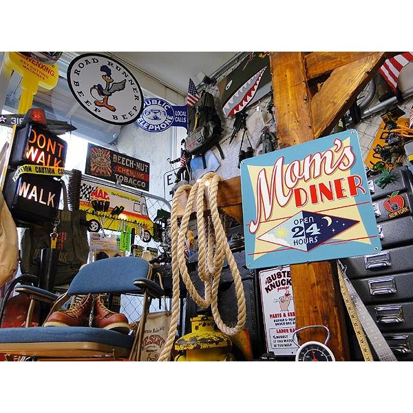 ★稀少な絶盤品★ ママのダイナー　（24時間営業中）　U.S.ヘヴィースチールサイン　アメリカン雑貨 アメリカ雑貨 |  | 04