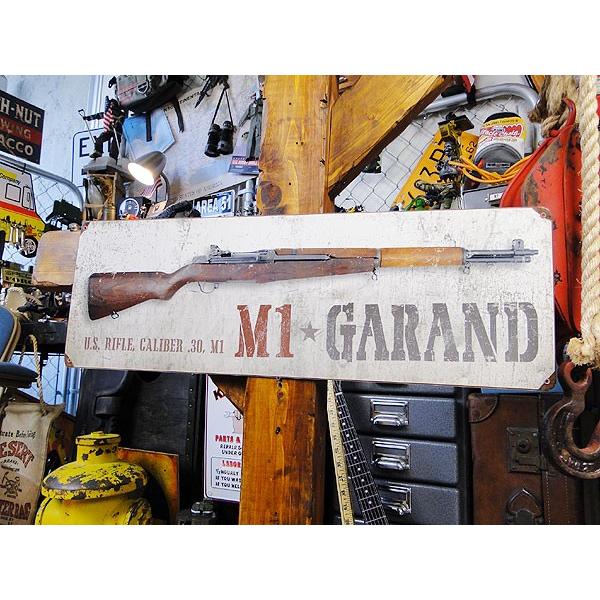 M1ガーランド　U.S.へヴィースチールサイン アメリカ雑貨 アメリカン雑貨 サインプレート ティンサインボード | アメリカン レトロ
