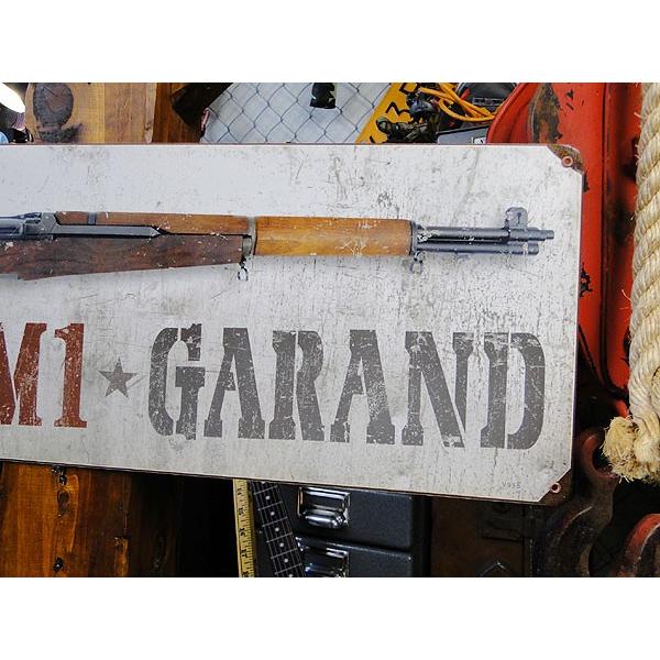 M1ガーランド　U.S.へヴィースチールサイン アメリカ雑貨 アメリカン雑貨 サインプレート ティンサインボード | アメリカン レトロ | 01