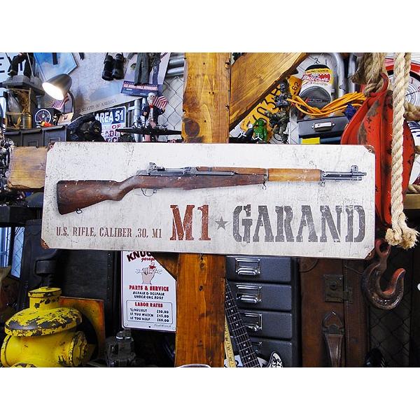 M1ガーランド　U.S.へヴィースチールサイン アメリカ雑貨 アメリカン雑貨 サインプレート ティンサインボード | アメリカン レトロ | 03
