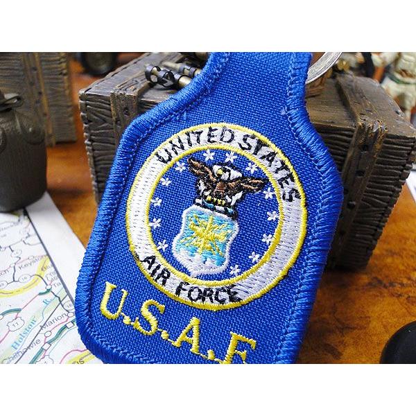 ミリタリーキーホルダー　（U.S.エアフォース）　■　アメリカ雑貨　アメリカン雑貨　おしゃれ　男前　ミリタリー　ガレージグッズ |  | 01