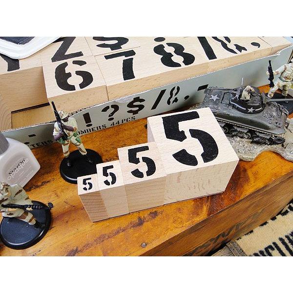 アメリカン レトロ U.S.ミリタリーステンシルスタンプ （4サイズ