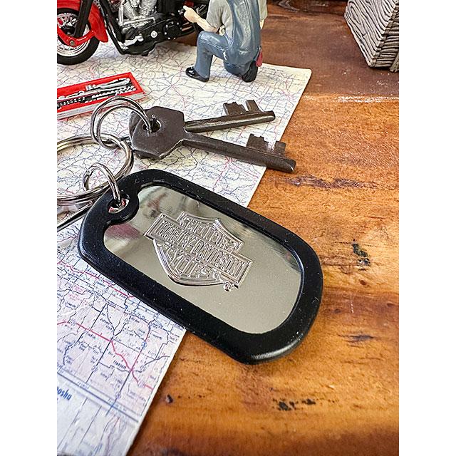 ハーレーダビッドソン　キーホルダー　（ドッグタグ）　■　アメリカ雑貨　アメリカン雑貨　アメリカ　輸入　インテリア　グッズ　雑貨 | Harley Davidson | 01