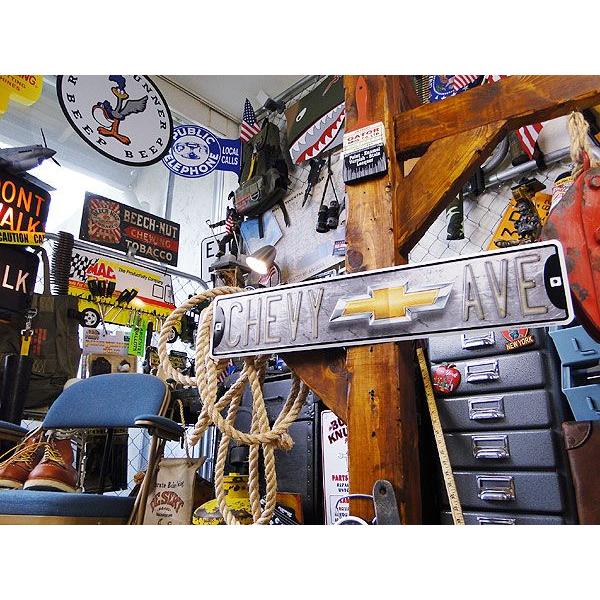 シェビーアベニュー　ストリートサイン アメリカン雑貨 アメリカ雑貨 サインプレート ティンサインボード インテリア 壁飾り おしゃれ | Chevy | 04