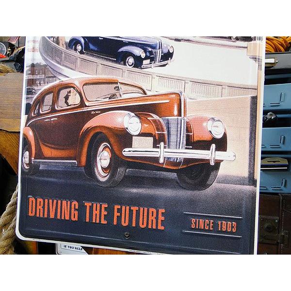 1940　フォード　クーペ　ブリキ看板　（Always Ahead）　アメリカ雑貨　アメリカン雑貨　サインプレート　ティンサインボード | アメリカン レトロ | 02