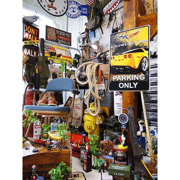 コルベット専用駐車場　ブリキ看板 アメリカン雑貨 アメリカ雑貨 サインプレート 壁掛け | アメリカン レトロ | 05