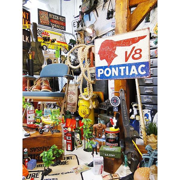 ポンティアック　ヴィンテージロゴ　ブリキ看板　■ アメリカン雑貨 アメリカ雑貨 | Chevy | 05