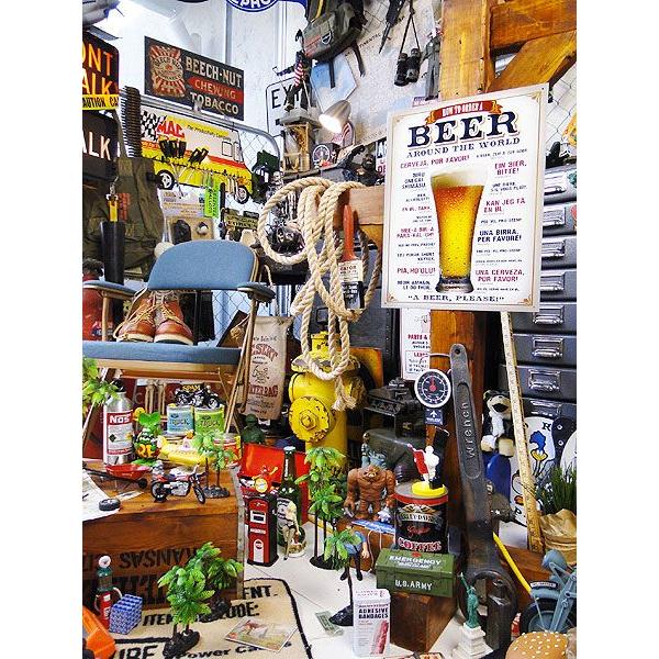 世界の「ビールの注文時のセリフ」を集めた　ブリキ看板　■ アメリカン雑貨 アメリカ雑貨 |  | 05