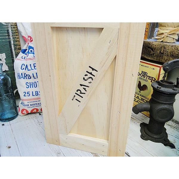 ★稀少な絶盤品★ ミニ　トラッシュボックス　（Aタイプ/無塗装）　アメリカン雑貨 アメリカ雑貨　ゴミ箱　おしゃれ　カントリー雑貨 |  | 02