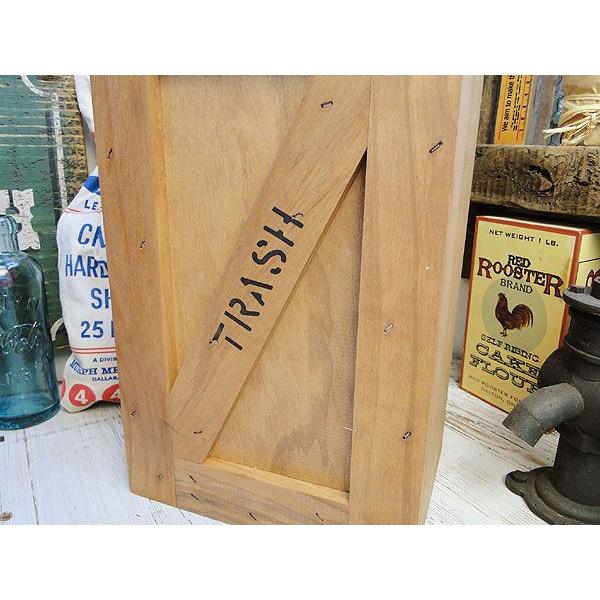 ミニ トラッシュボックス （Aタイプ/うす茶） アメリカ雑貨 アメリカン