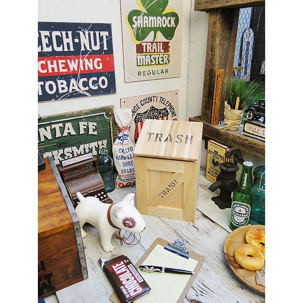 ミニ　トラッシュボックス　（Bタイプ/無塗装）　アメリカ雑貨　アメリカン雑貨　ゴミ箱　おしゃれ　カントリー雑貨　ナチュラル |  | 05