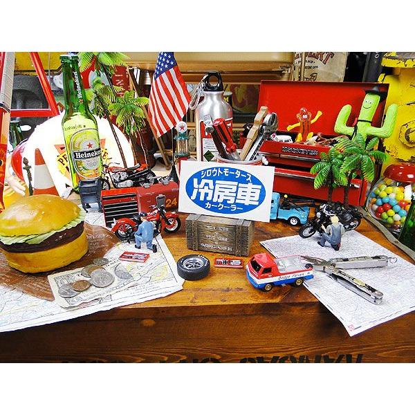 シロウトモータース 「冷房車」　ステッカー アメリカン雑貨 アメリカ雑貨   ステッカー シール |  | 02