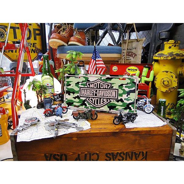 ハーレーダビッドソン　ライセンスプレート　（カモフラ）　アメリカ雑貨　インテリア　グッズ　雑貨　インテリア　壁飾り　小物　通販 | Harley Davidson | 02