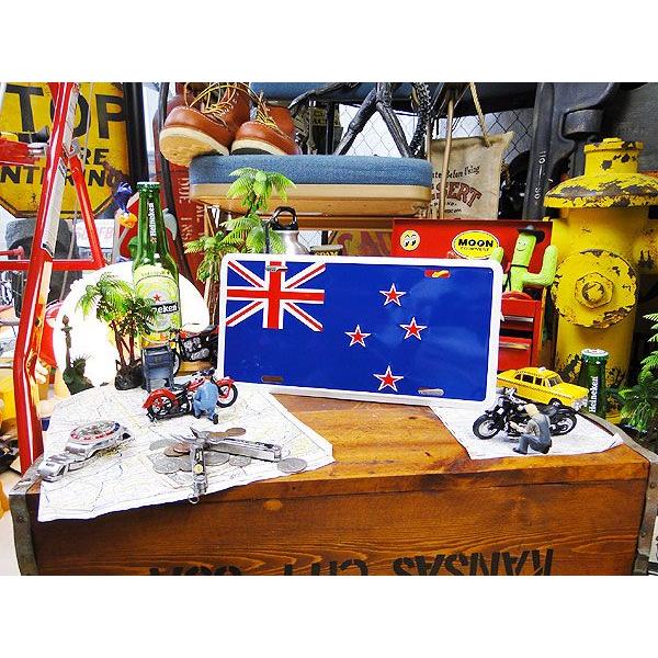 世界の国旗　ライセンスプレート　（ニュージーランド）　アメリカン雑貨 アメリカ雑貨な雑貨屋さん　小物　ショップ　ラグビー | アメリカン レトロ | 01