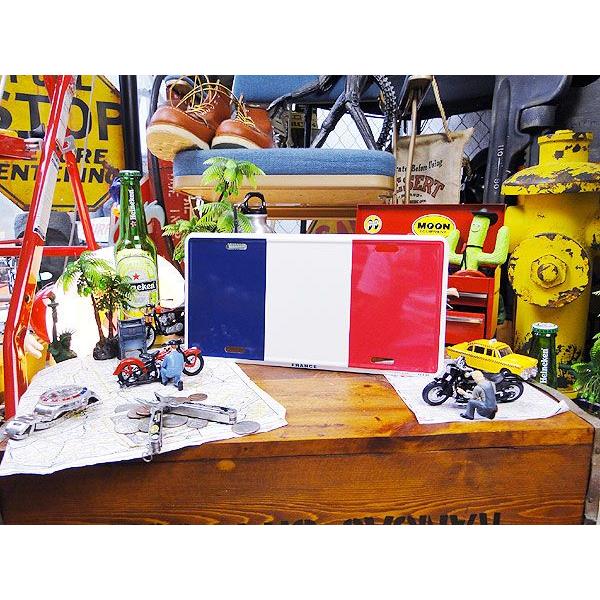 世界の国旗　ライセンスプレート　（フランス）　アメリカ雑貨　アメリカン雑貨　壁飾り　おしゃれな雑貨屋さん　小物　通販　ショップ | アメリカン レトロ | 01
