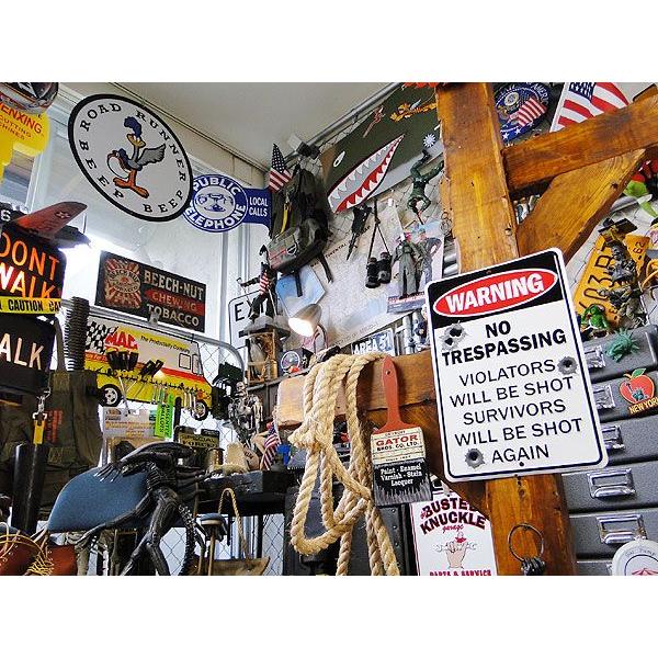 警告！進入禁止　ミニブリキ看板 アメリカ雑貨 アメリカン雑貨 |  | 02