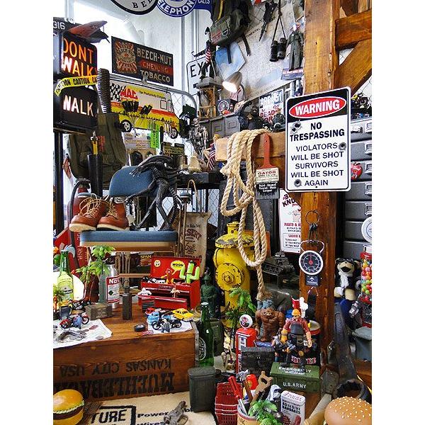 警告！進入禁止　ミニブリキ看板 アメリカ雑貨 アメリカン雑貨 |  | 03