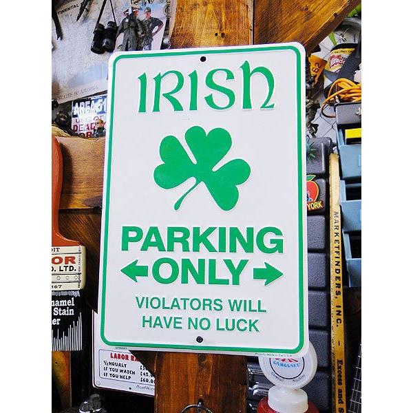 アイリッシュ専用駐車場　ミニパーキングサイン アメリカ雑貨 アメリカン雑貨 | 