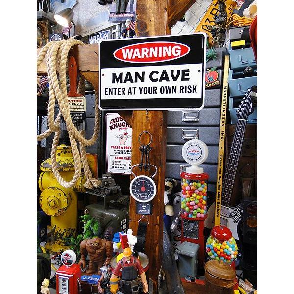 ワーニング！男の秘密基地　ミニブリキ看板 アメリカ雑貨 アメリカン雑貨 |  | 01