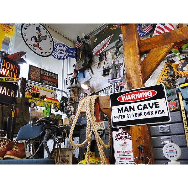 ワーニング！男の秘密基地　ミニブリキ看板 アメリカ雑貨 アメリカン雑貨 |  | 02