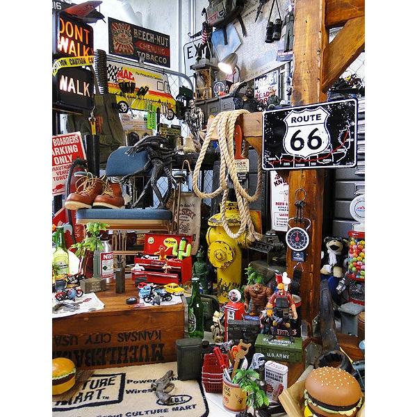 ルート66のロードマップ　ミニブリキ看板 アメリカ雑貨 アメリカン雑貨 | アメリカン レトロ | 03