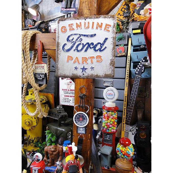 フォード　ジェニュインパーツ　ブリキ看板　（ヴィンテージ）　アメリカ　アメリカン雑貨　アメリカ雑貨　アメリカ雑貨　サインプレート |  | 03